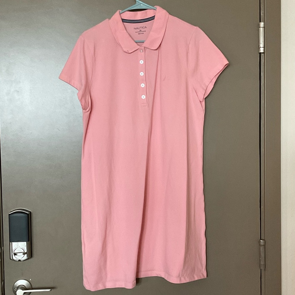 Nautica Pink Mini Polo Dress size XXL